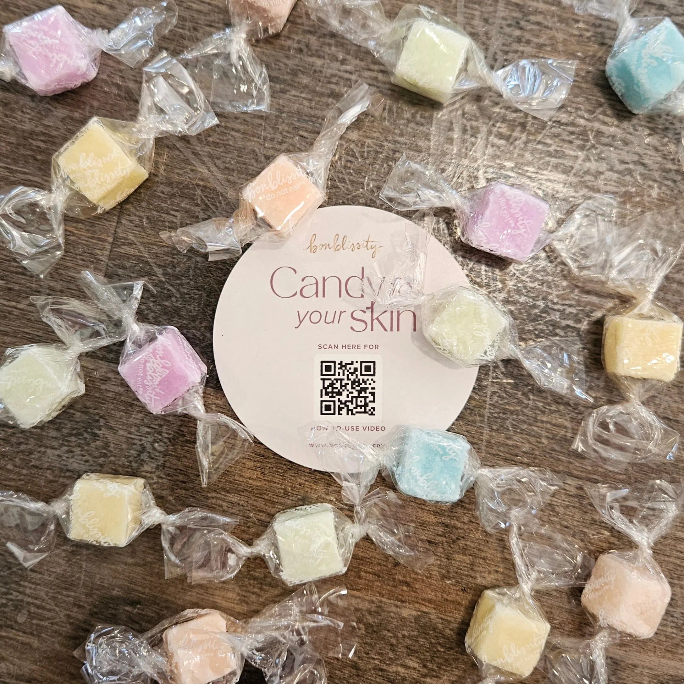 Shop Signature Sugar Cube Candy Scrub (30 pcs) - Assorted Scents-Soaps & Scrubs at Ruby Joy Boutique, a Women's Clothing Store in Pickerington, Ohio