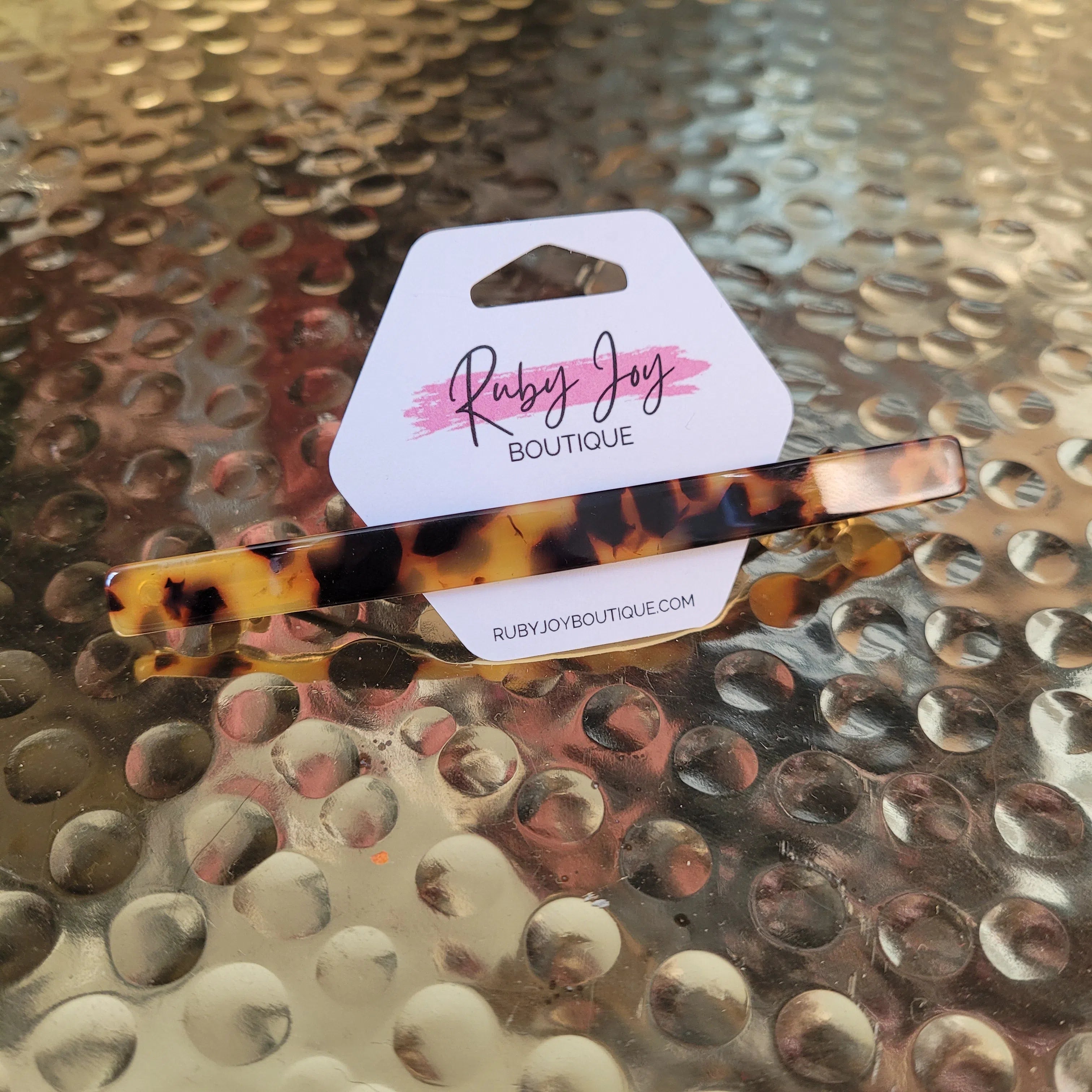 Shop Skinny Tortoise Barrette-Hair Claws & Clips at Ruby Joy Boutique, a Women's Clothing Store in Pickerington, Ohio