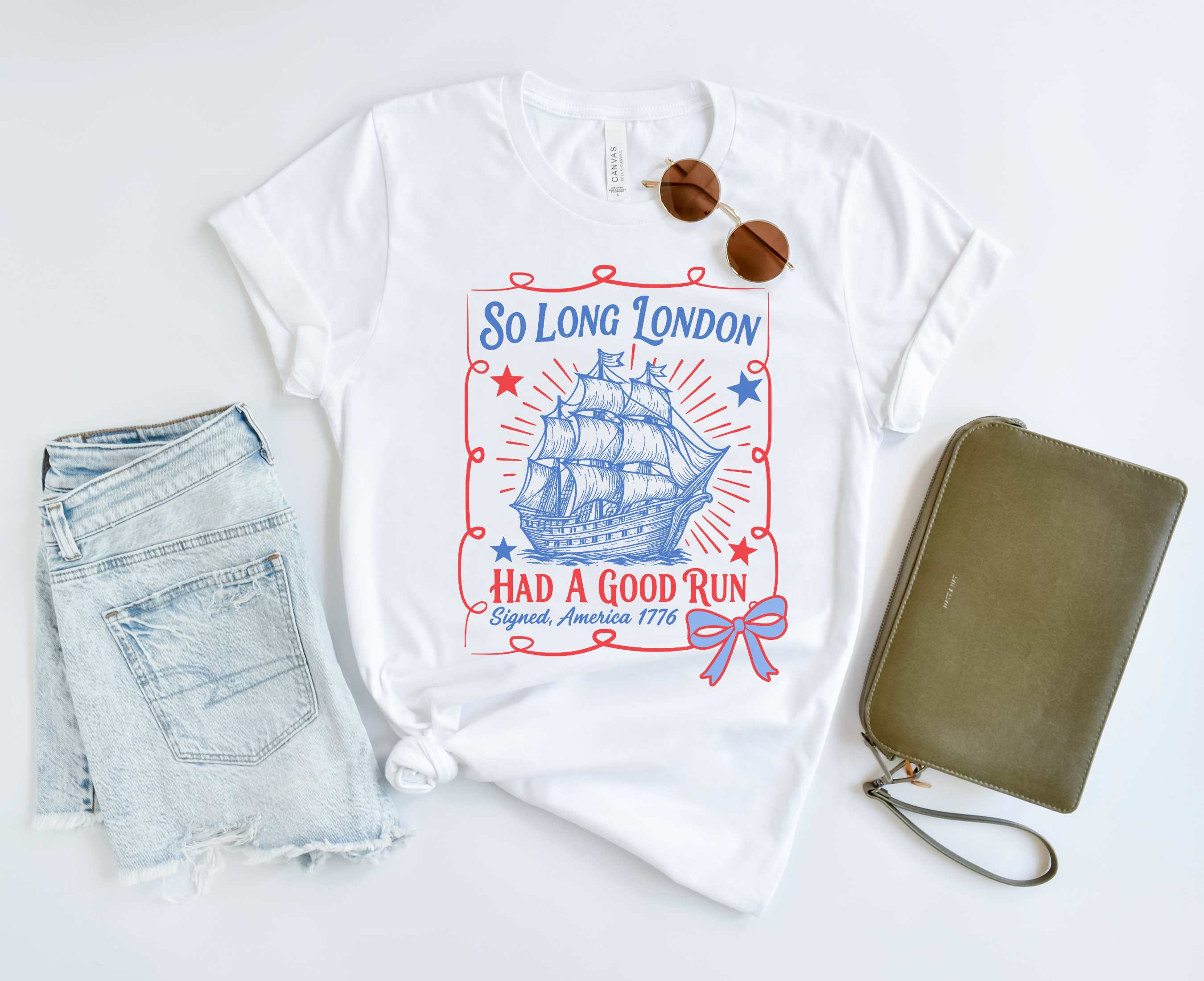 Shop So Long London, 1776 - 4th of July- at Ruby Joy Boutique, a Women's Clothing Store in Pickerington, Ohio