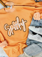 Shop Spooky Glitter & Puff Combo Graphic- at Ruby Joy Boutique, a Women's Clothing Store in Pickerington, Ohio