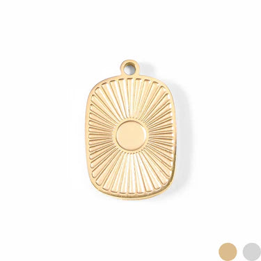 Shop Sunburst Medallion Charm- at Ruby Joy Boutique, a Women's Clothing Store in Pickerington, Ohio