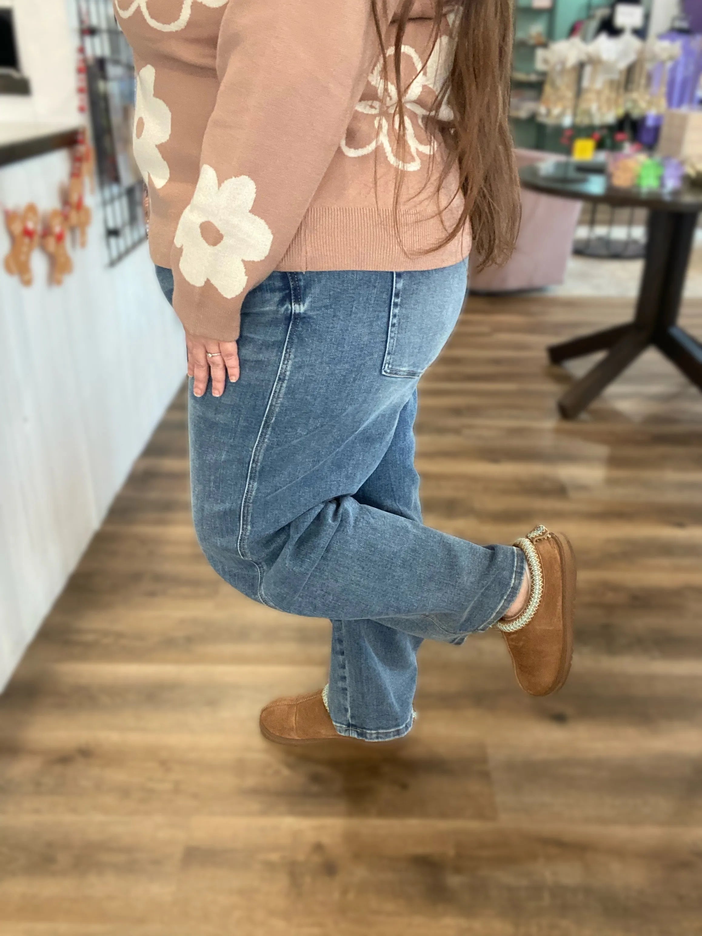 Shop Super High Barrel Leg Jeans | Mica Denim- at Ruby Joy Boutique, a Women's Clothing Store in Pickerington, Ohio