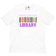 Shop Support Your Local Library Classic Tee-White at Ruby Joy Boutique, a Women's Clothing Store in Pickerington, Ohio