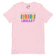 Shop Support Your Local Library Classic Tee-Pink at Ruby Joy Boutique, a Women's Clothing Store in Pickerington, Ohio