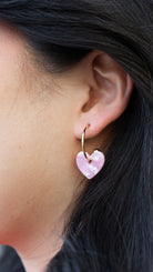 Shop Sweetheart Hoops - Pink- at Ruby Joy Boutique, a Women's Clothing Store in Pickerington, Ohio