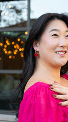 Shop Sweetheart Hoops - Red- at Ruby Joy Boutique, a Women's Clothing Store in Pickerington, Ohio