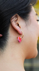 Shop Sweetheart Hoops - Tickled Pink- at Ruby Joy Boutique, a Women's Clothing Store in Pickerington, Ohio