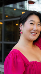 Shop Sweetheart Hoops - Tickled Pink- at Ruby Joy Boutique, a Women's Clothing Store in Pickerington, Ohio