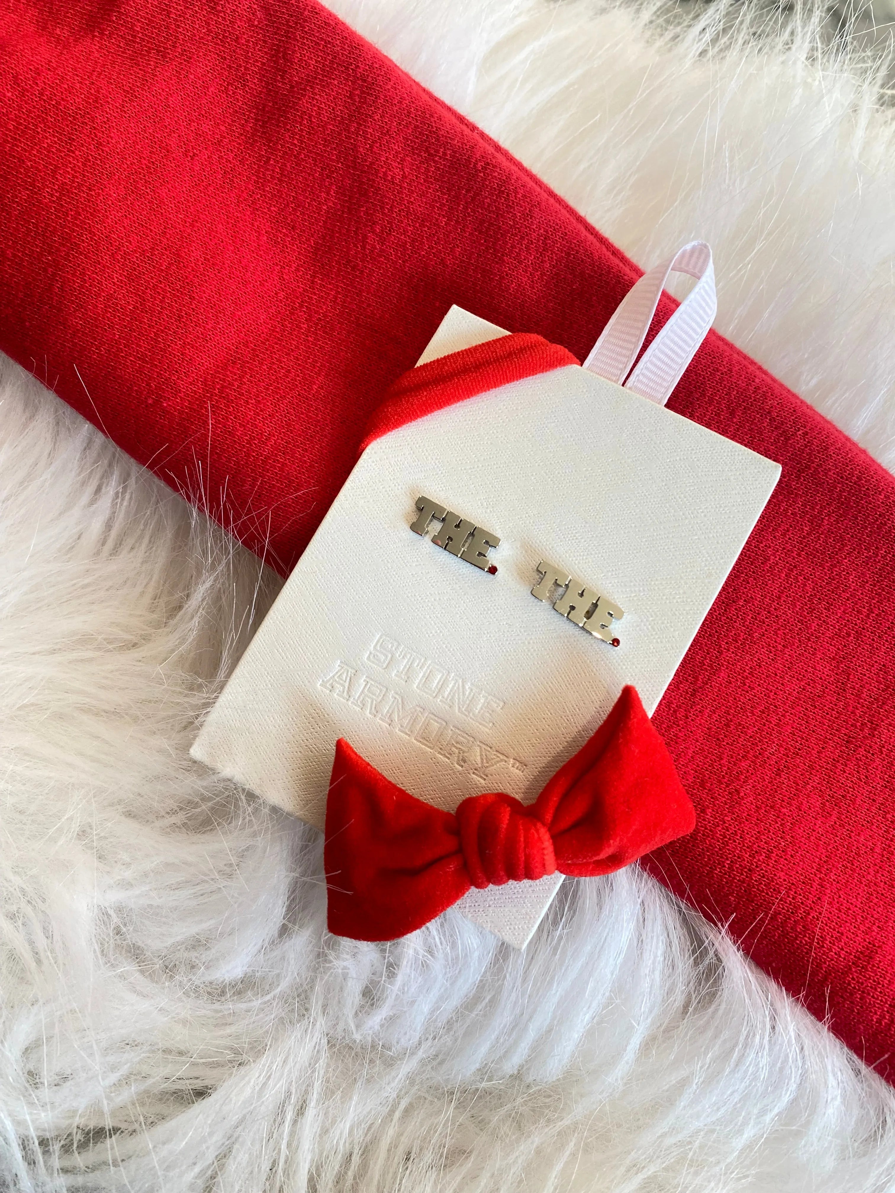 Shop THE. Ohio State University Stud Earrings- at Ruby Joy Boutique, a Women's Clothing Store in Pickerington, Ohio