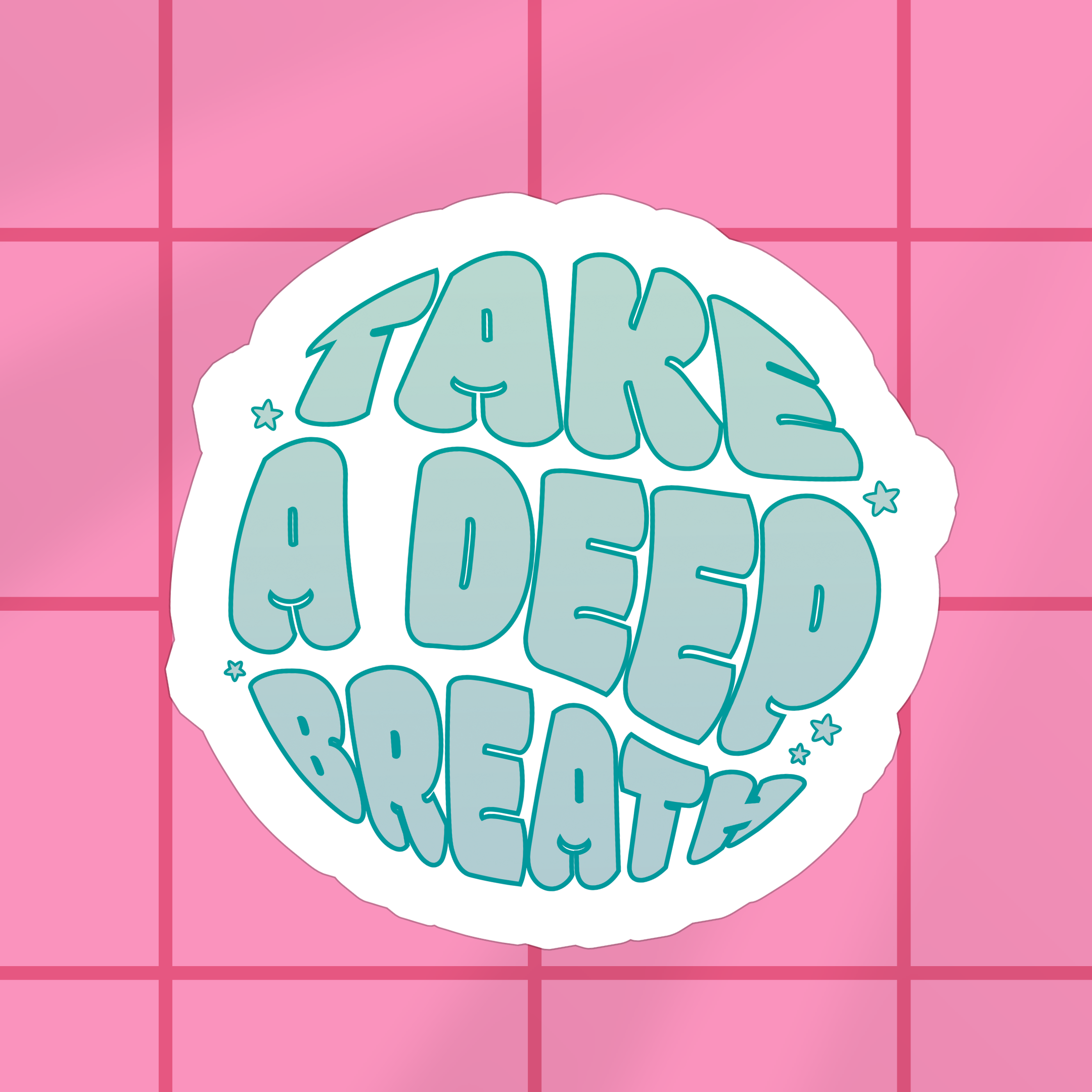 Shop Take a Deep Breath | Waterproof Vinyl Sticker- at Ruby Joy Boutique, a Women's Clothing Store in Pickerington, Ohio
