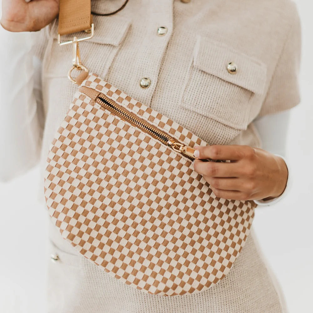 Shop Tatum Woven Crossbody Bag-Purse at Ruby Joy Boutique, a Women's Clothing Store in Pickerington, Ohio