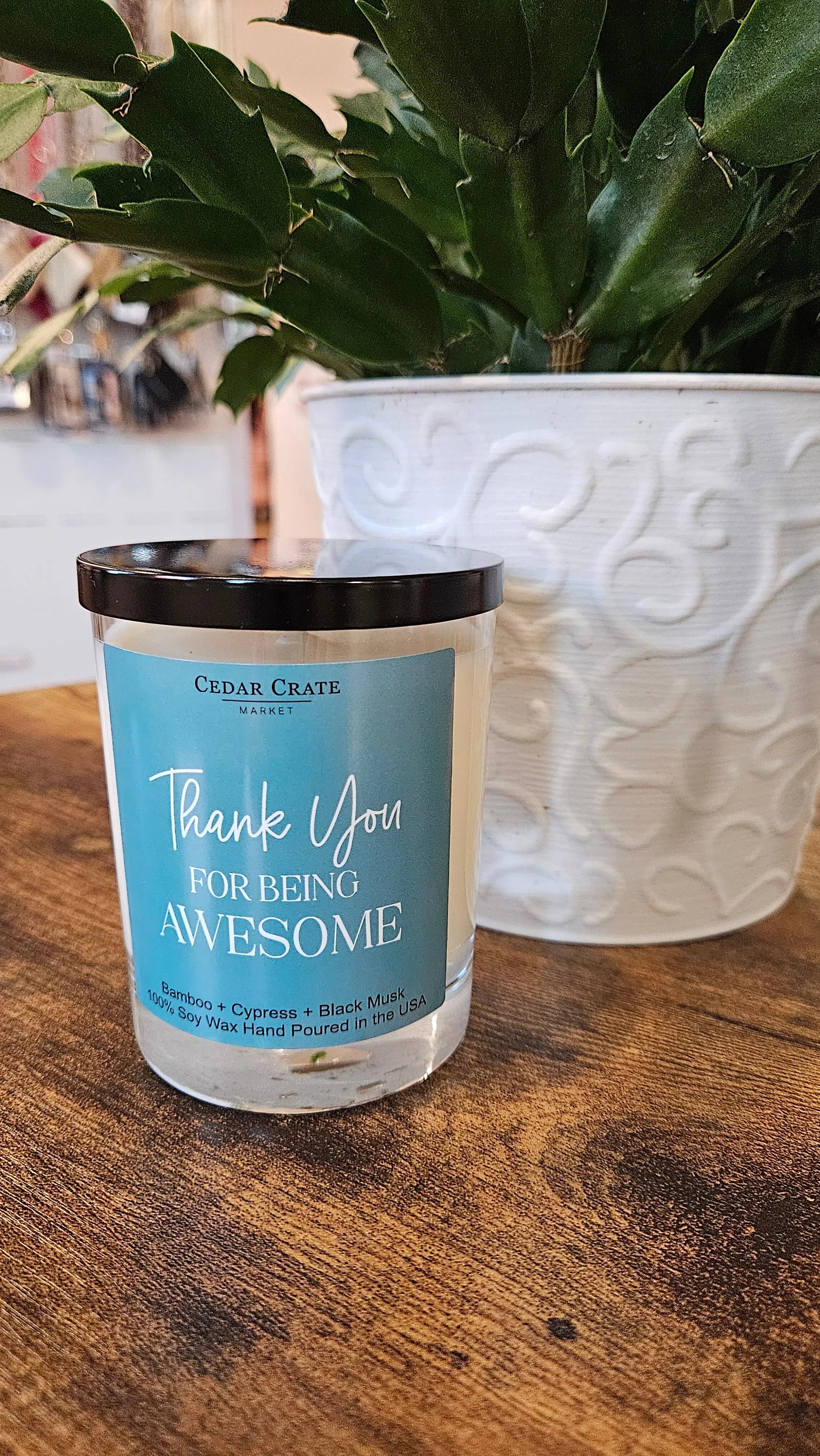 Shop Thank You For Being Awesome | Bamboo, Cypress, Black Musk- at Ruby Joy Boutique, a Women's Clothing Store in Pickerington, Ohio