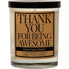 Shop Thank You for Being Awesome | Lemon Peach Orange Candle-Candles at Ruby Joy Boutique, a Women's Clothing Store in Pickerington, Ohio