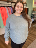 Shop The Cloud Knit Pullover-Sweater at Ruby Joy Boutique, a Women's Clothing Store in Pickerington, Ohio