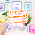 Shop The Urge to Open A Bookstore Coffee Shop - Waterproof Vinyl Sticker-Stickers at Ruby Joy Boutique, a Women's Clothing Store in Pickerington, Ohio