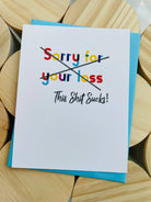 Shop This Shit Sucks Greeting Card-Greeting Cards at Ruby Joy Boutique, a Women's Clothing Store in Pickerington, Ohio