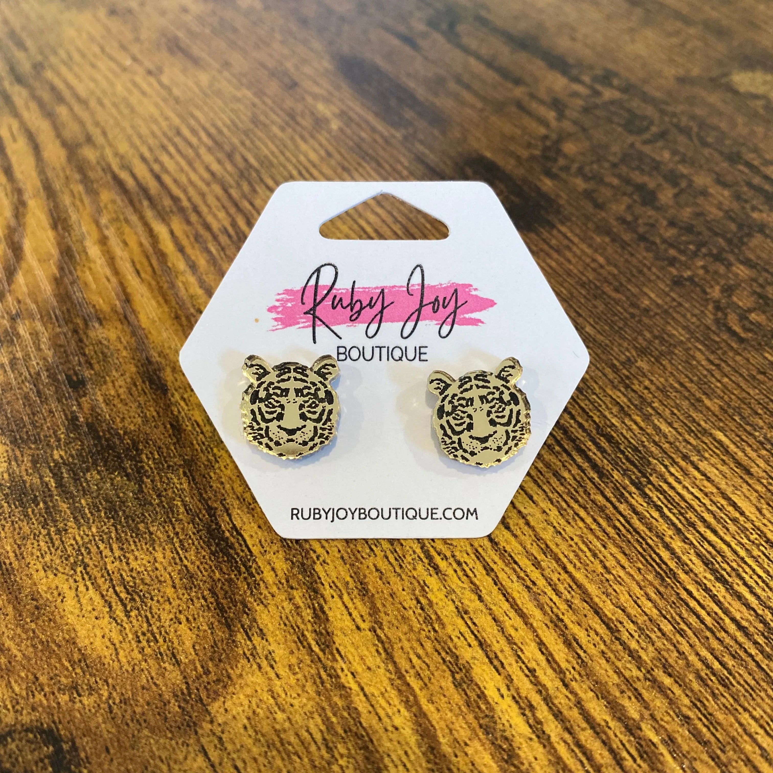 Shop Tiger Spirit Studs- at Ruby Joy Boutique, a Women's Clothing Store in Pickerington, Ohio