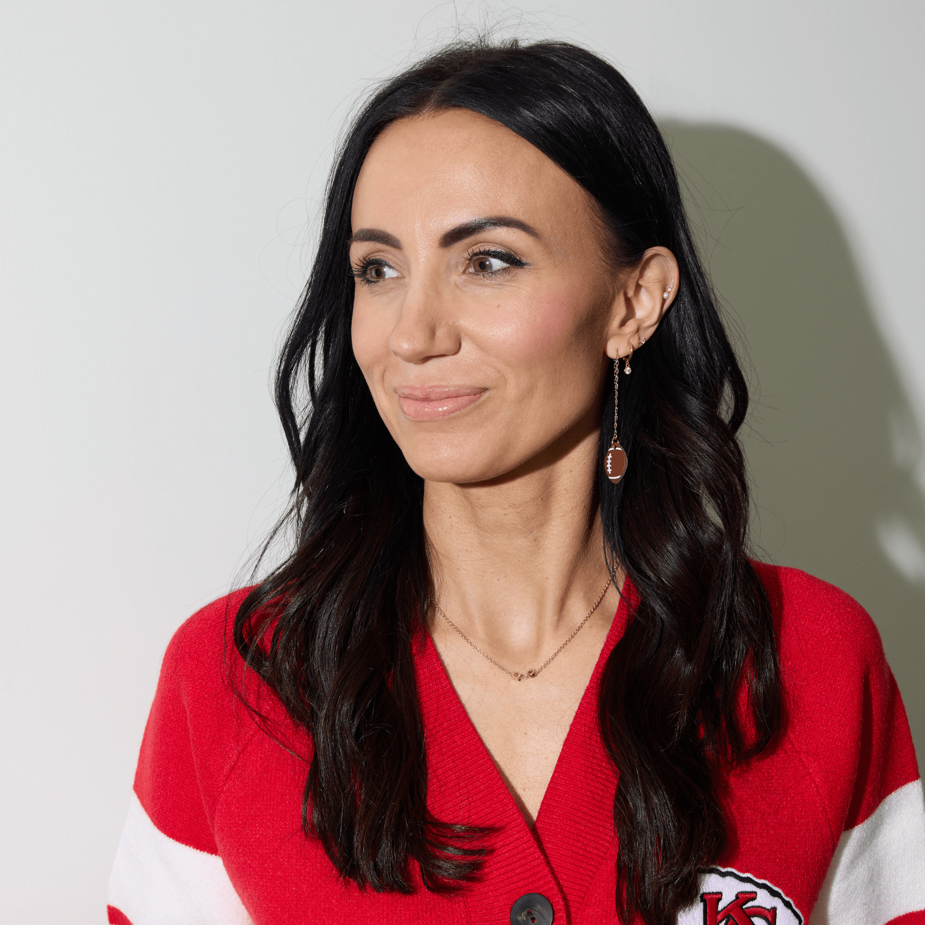 Shop Touchdown Threader Earrings | Nickel & Suede- at Ruby Joy Boutique, a Women's Clothing Store in Pickerington, Ohio