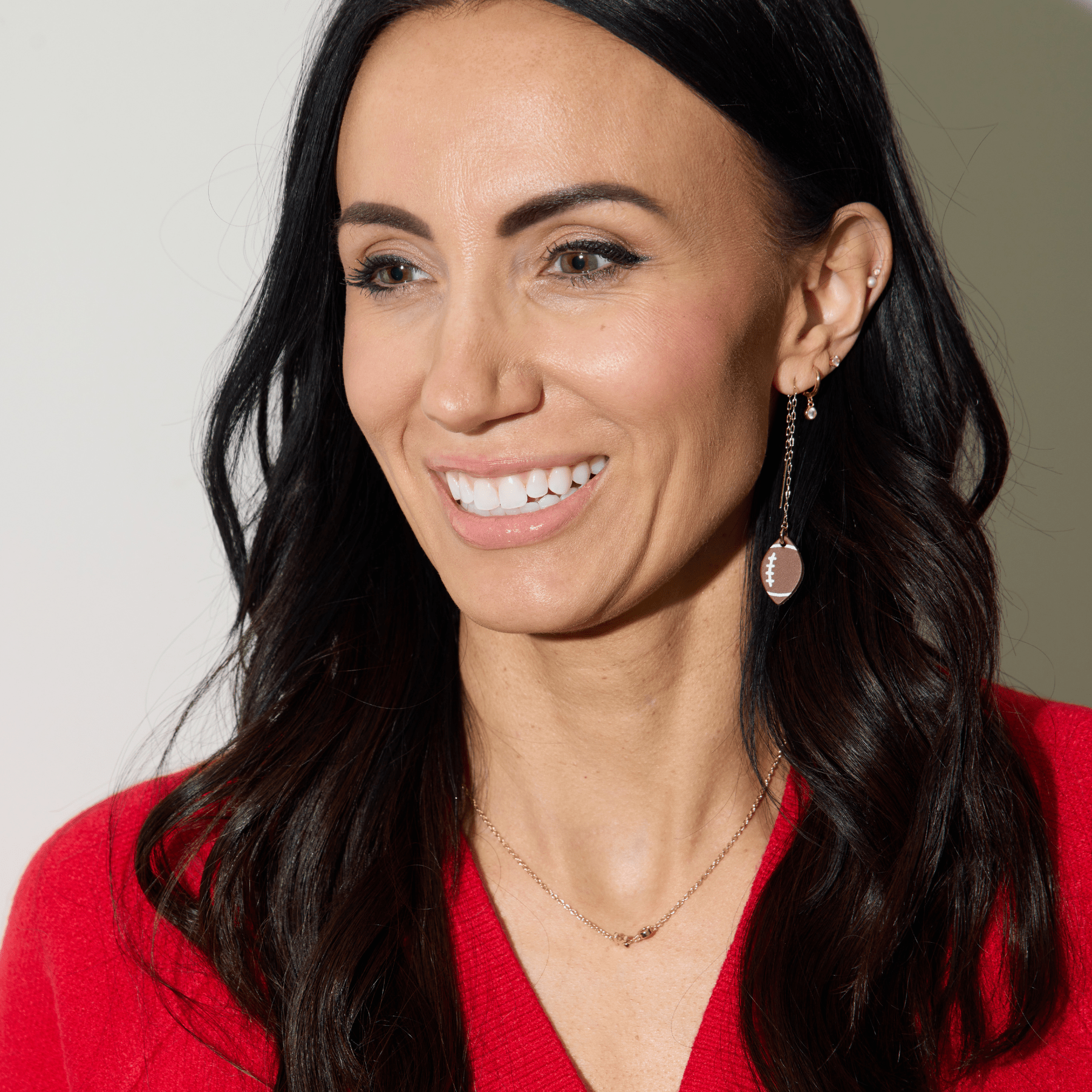 Shop Touchdown Threader Earrings | Nickel & Suede- at Ruby Joy Boutique, a Women's Clothing Store in Pickerington, Ohio