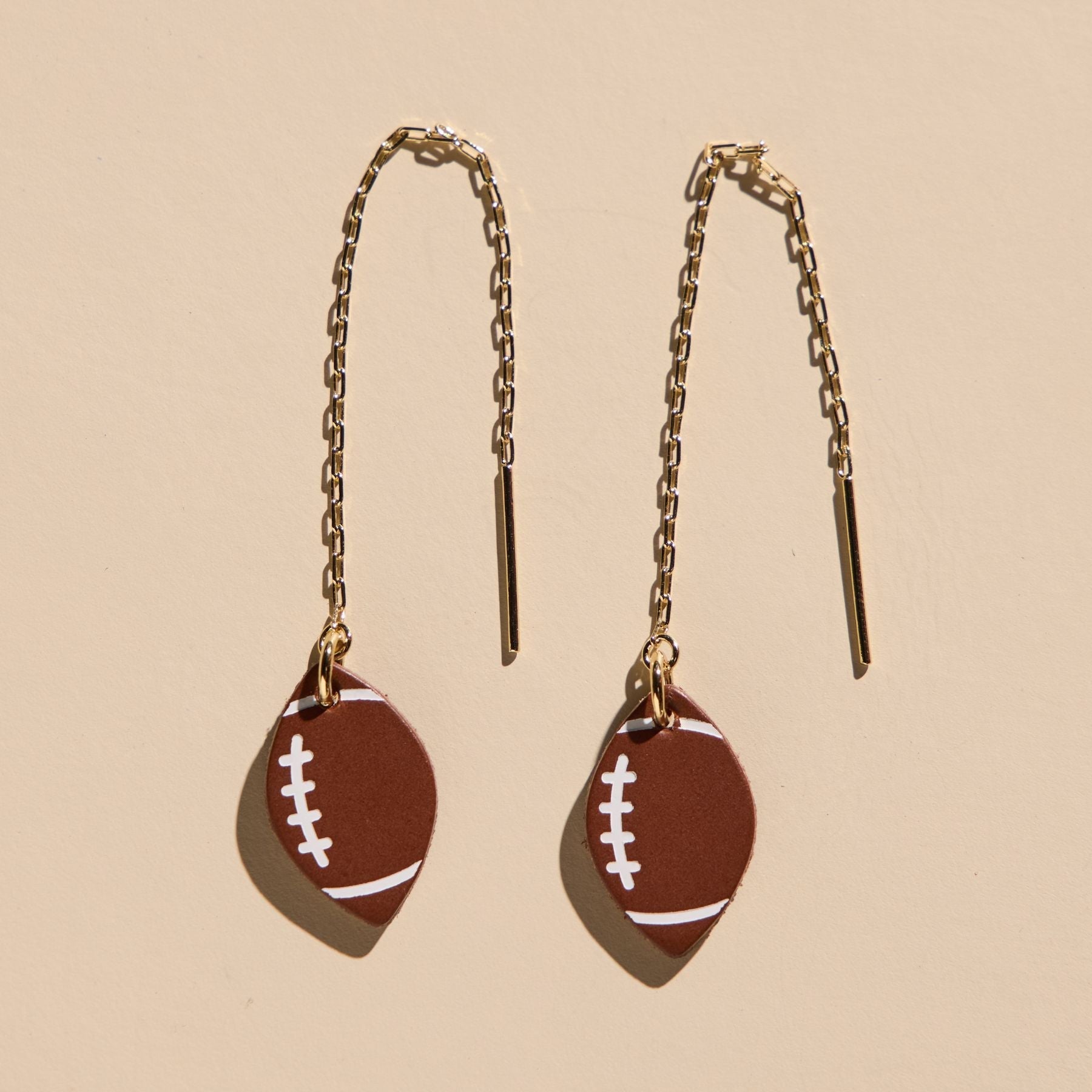 Shop Touchdown Threader Earrings | Nickel & Suede- at Ruby Joy Boutique, a Women's Clothing Store in Pickerington, Ohio