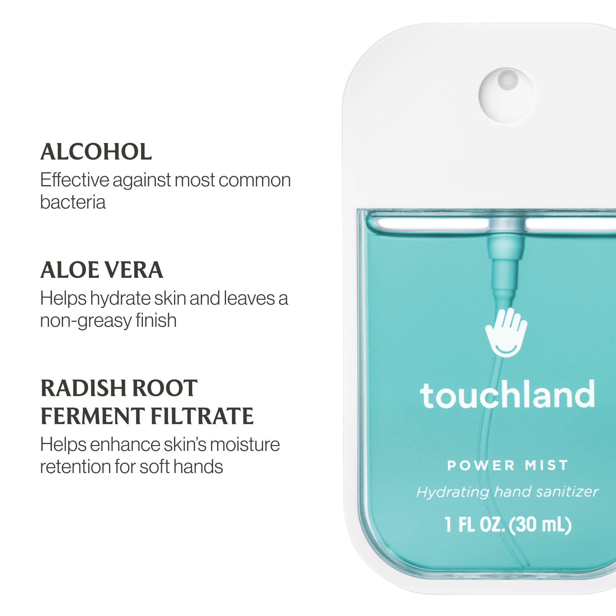 Shop Touchland Power Mist Hydrating Hand Sanitizer | Blue Sandalwood- at Ruby Joy Boutique, a Women's Clothing Store in Pickerington, Ohio