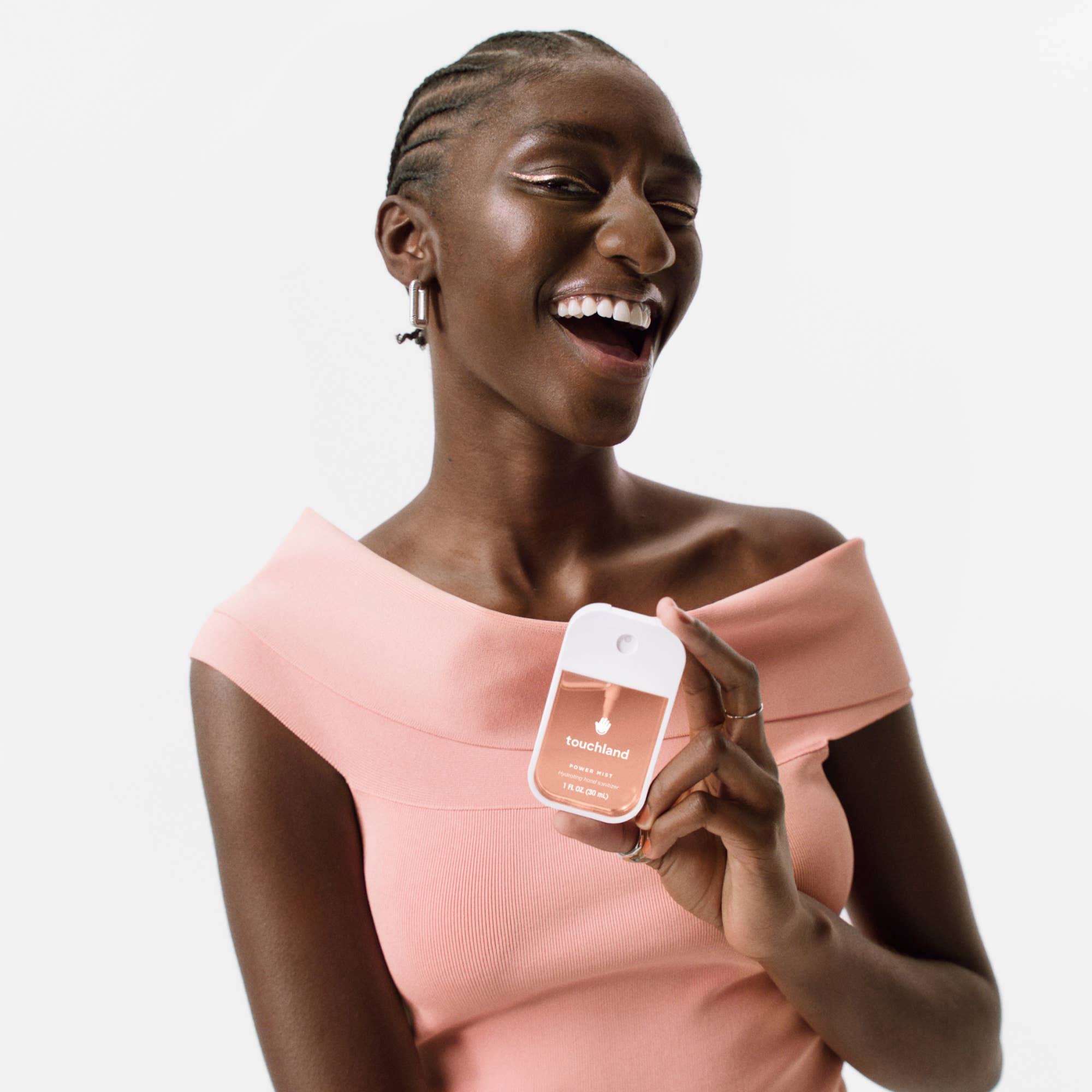 Shop Touchland Power Mist Hydrating Hand Sanitizer | Velvet Peach- at Ruby Joy Boutique, a Women's Clothing Store in Pickerington, Ohio