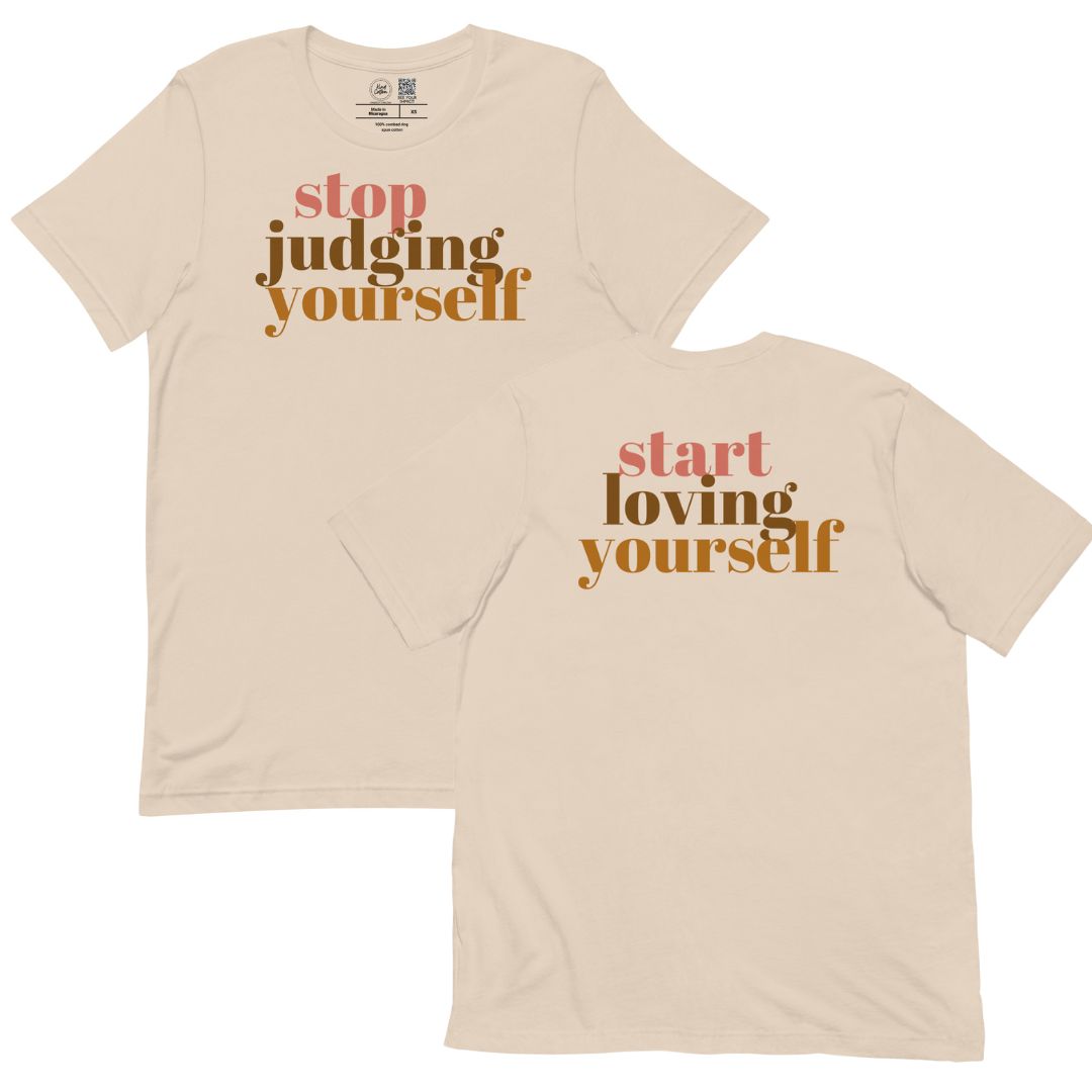 Shop Start Loving Yourself Classic Tee- at Ruby Joy Boutique, a Women's Clothing Store in Pickerington, Ohio
