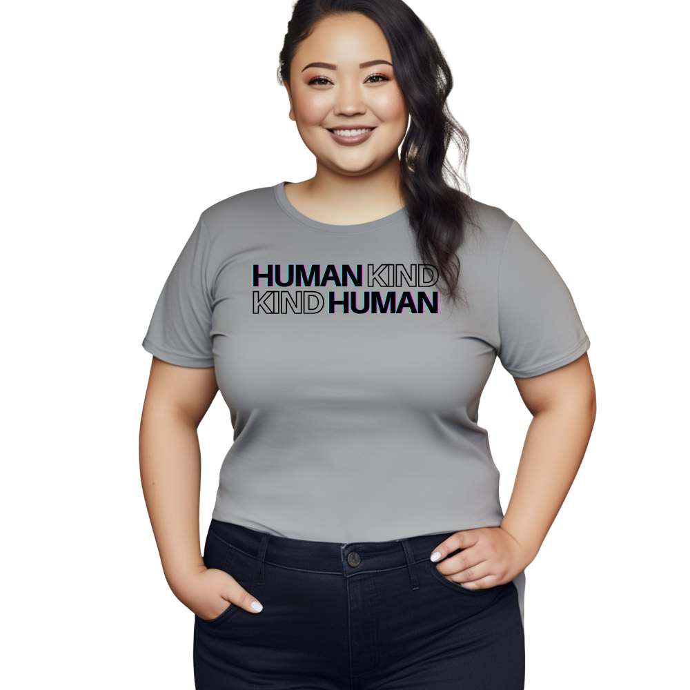 Shop Human Kind, Kind Human Classic Tee- at Ruby Joy Boutique, a Women's Clothing Store in Pickerington, Ohio