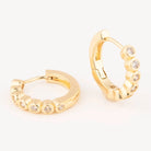 Shop Victoria Luxe Huggie Earrings- at Ruby Joy Boutique, a Women's Clothing Store in Pickerington, Ohio