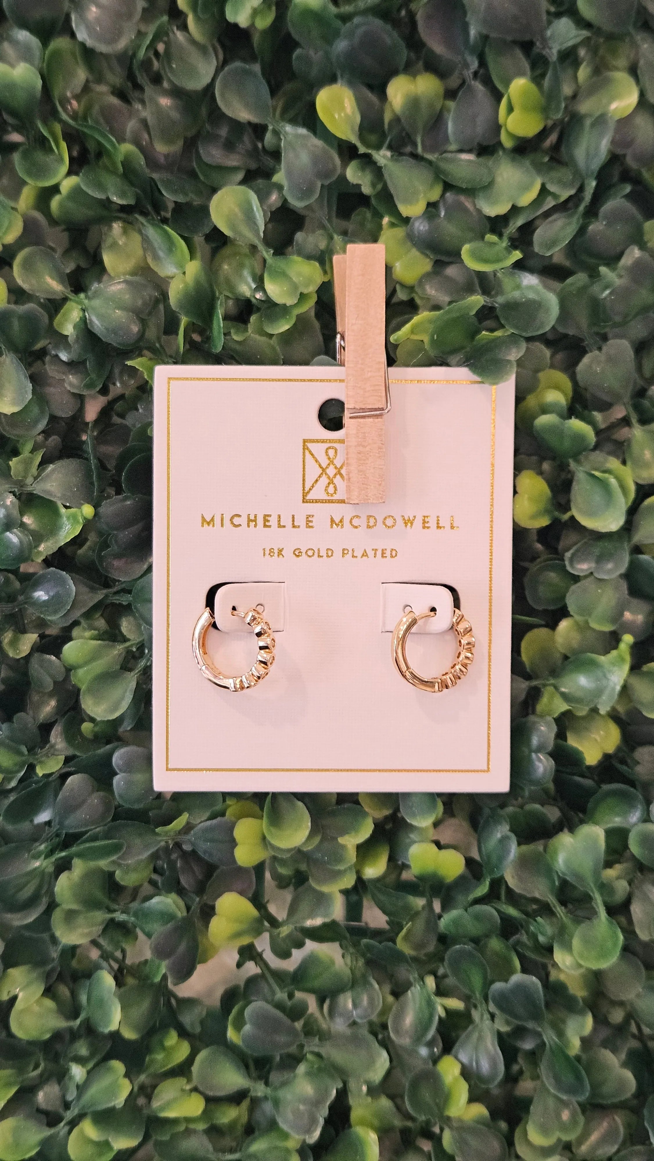 Shop Victoria Luxe Huggie Earrings- at Ruby Joy Boutique, a Women's Clothing Store in Pickerington, Ohio