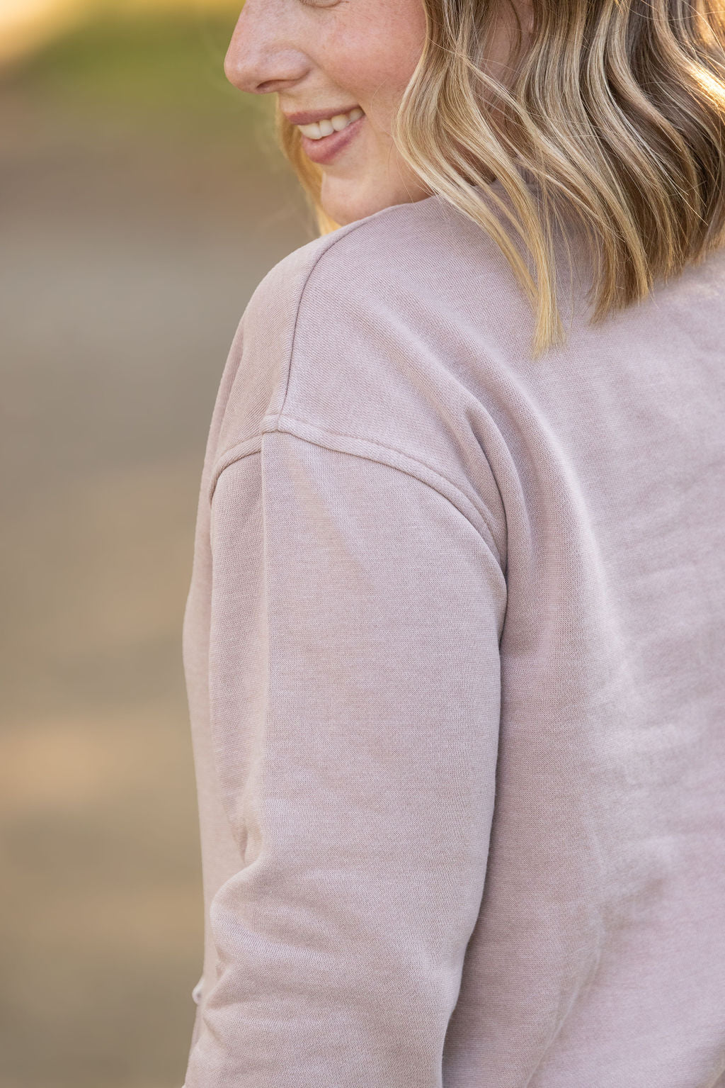 Shop Vintage Wash Pocket Pullover - Blush Pebble-clothing at Ruby Joy Boutique, a Women's Clothing Store in Pickerington, Ohio