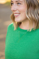 Shop Vintage Wash Pocket Pullover - Green-clothing at Ruby Joy Boutique, a Women's Clothing Store in Pickerington, Ohio