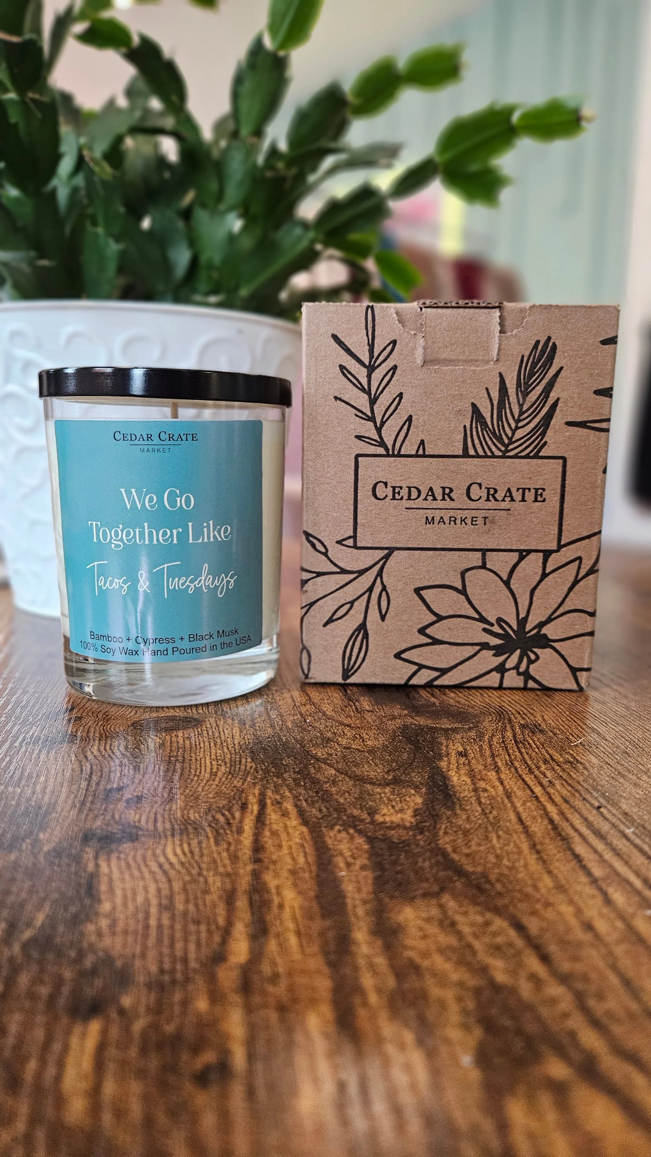 Shop We Go Together Like Tacos & Tuesdays | Bamboo, Cypress, Black Musk-Candles at Ruby Joy Boutique, a Women's Clothing Store in Pickerington, Ohio