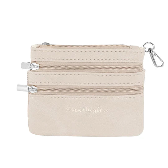 Shop Zippered Pouch | Save The Girls-Coin Purse at Ruby Joy Boutique, a Women's Clothing Store in Pickerington, Ohio