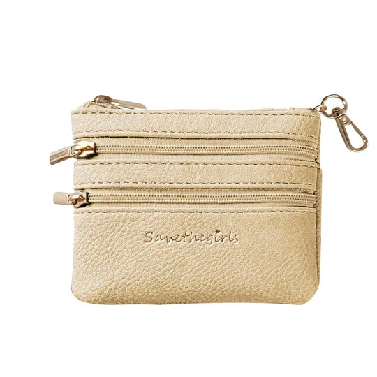 Shop Zippered Pouch | Save The Girls-Coin Purse at Ruby Joy Boutique, a Women's Clothing Store in Pickerington, Ohio