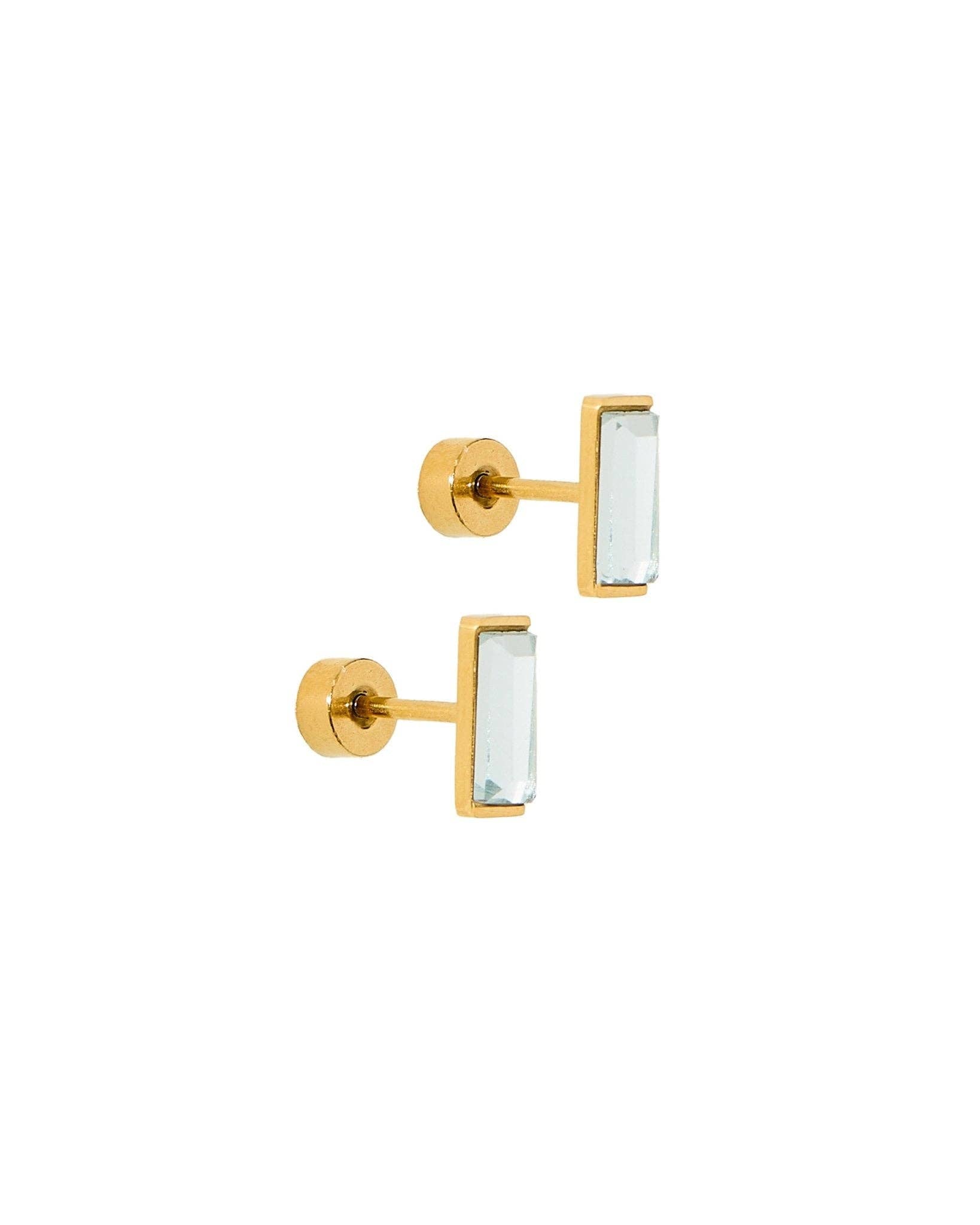 Shop Amber Screwback Stud Earrings- at Ruby Joy Boutique, a Women's Clothing Store in Pickerington, Ohio