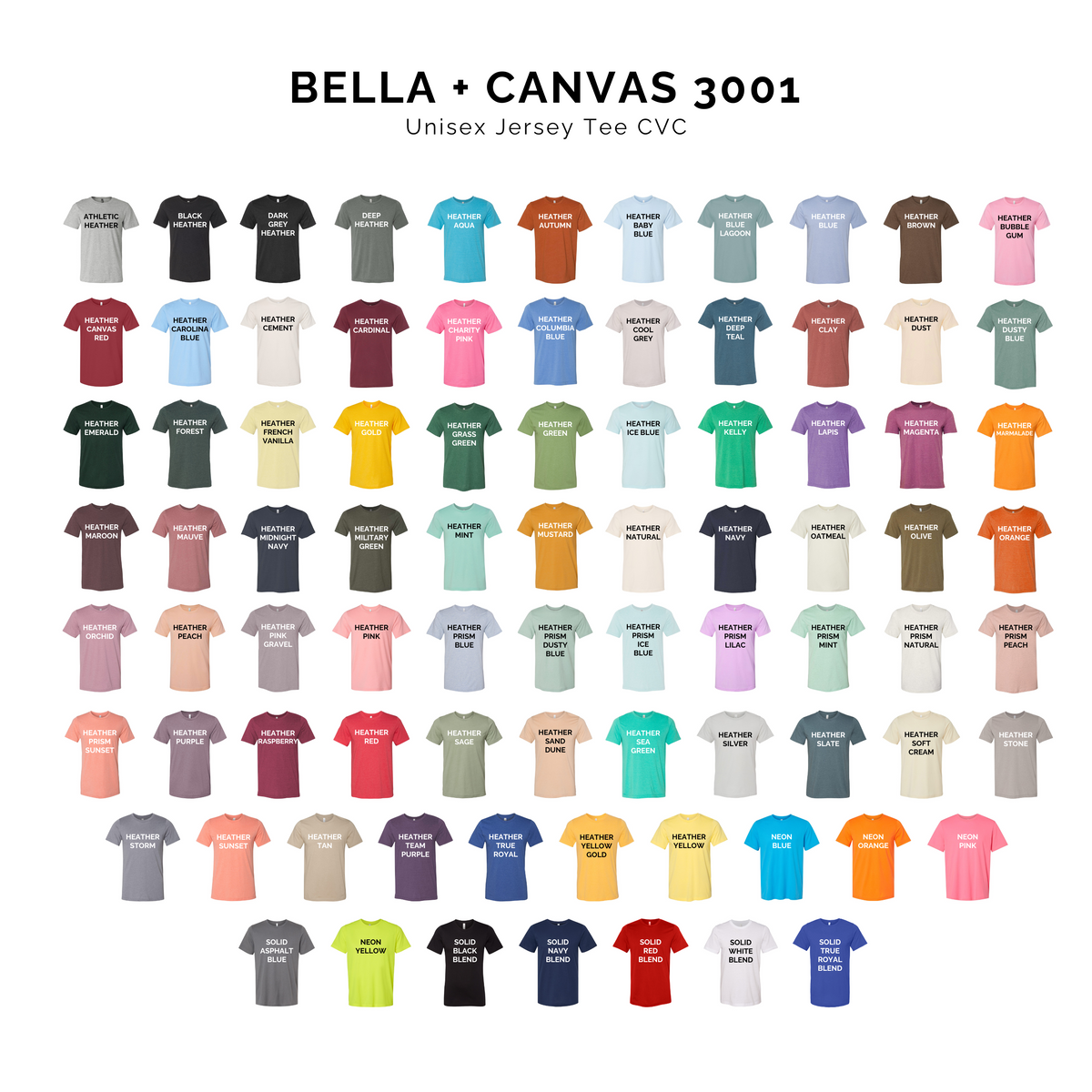 color chart preview