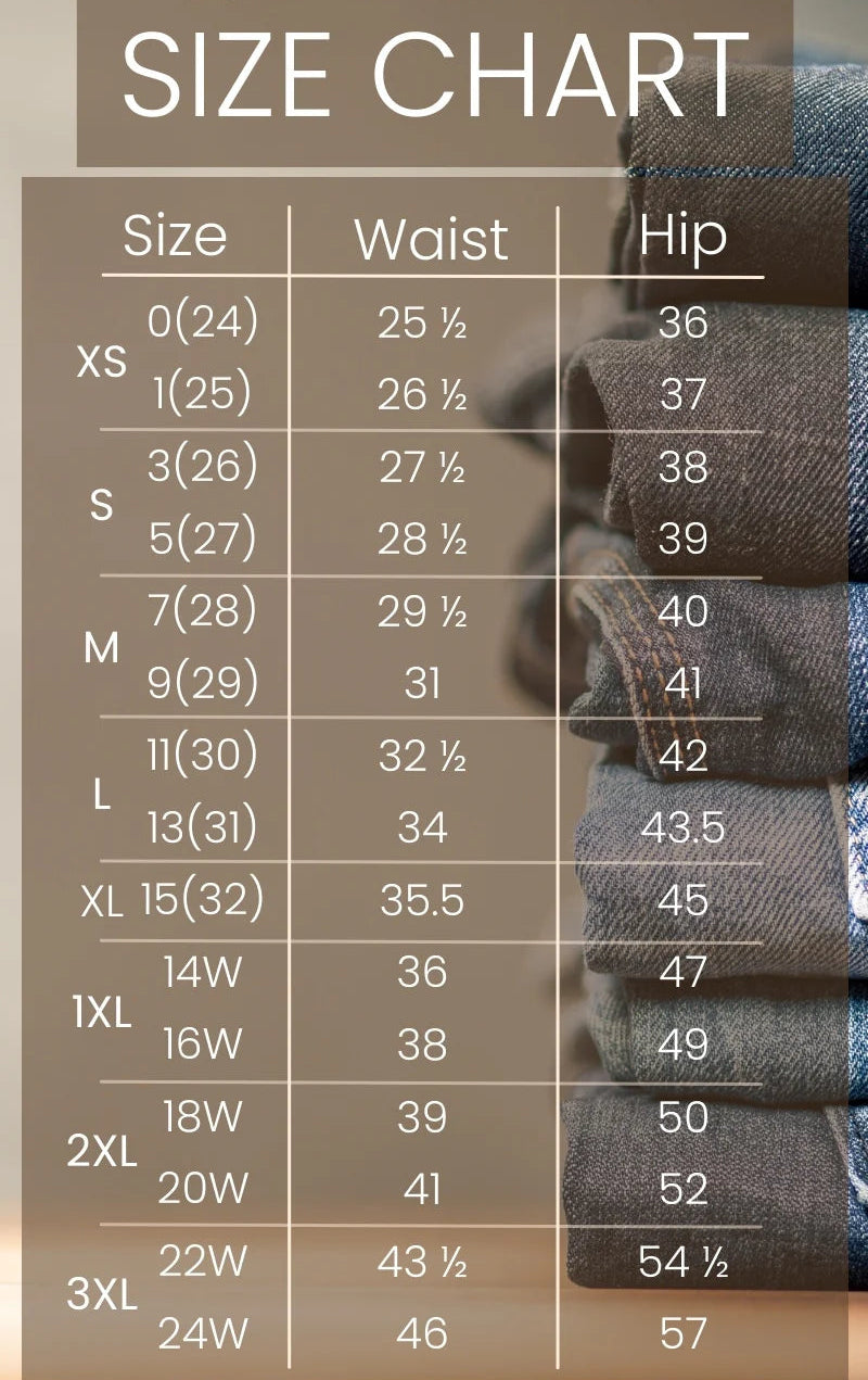 size chart preview