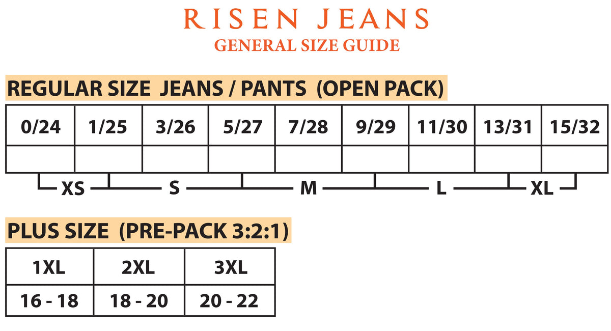 size chart preview