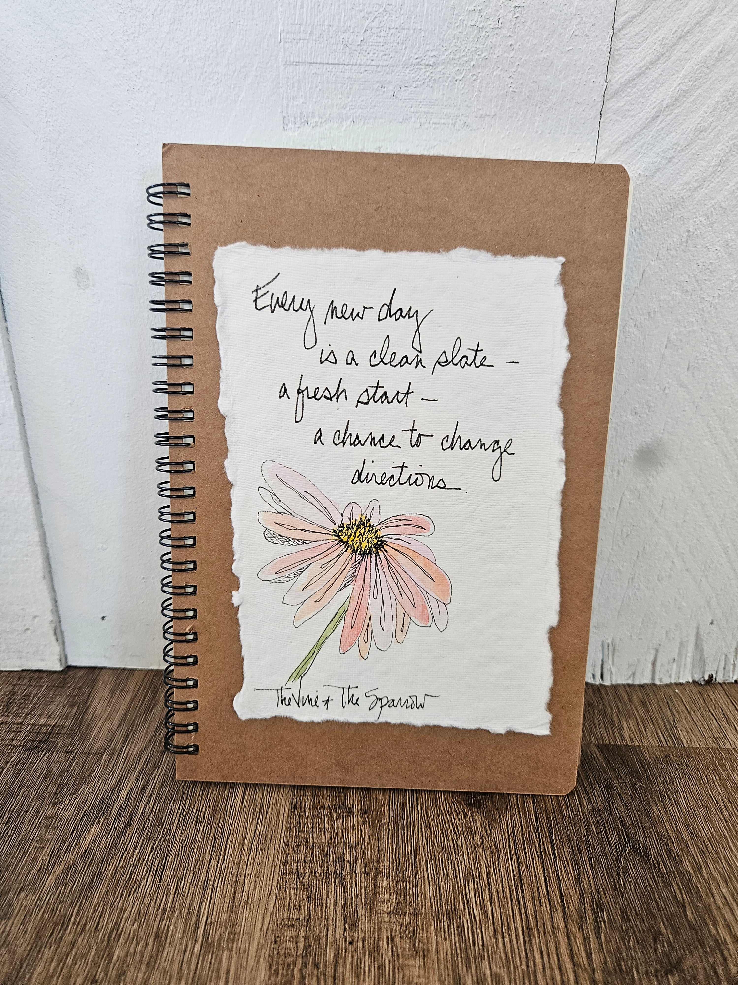 Shop Hand-Painted Watercolor Journal | Spiral Notebook-Every Day Is at Ruby Joy Boutique, a Women's Clothing Store in Pickerington, Ohio