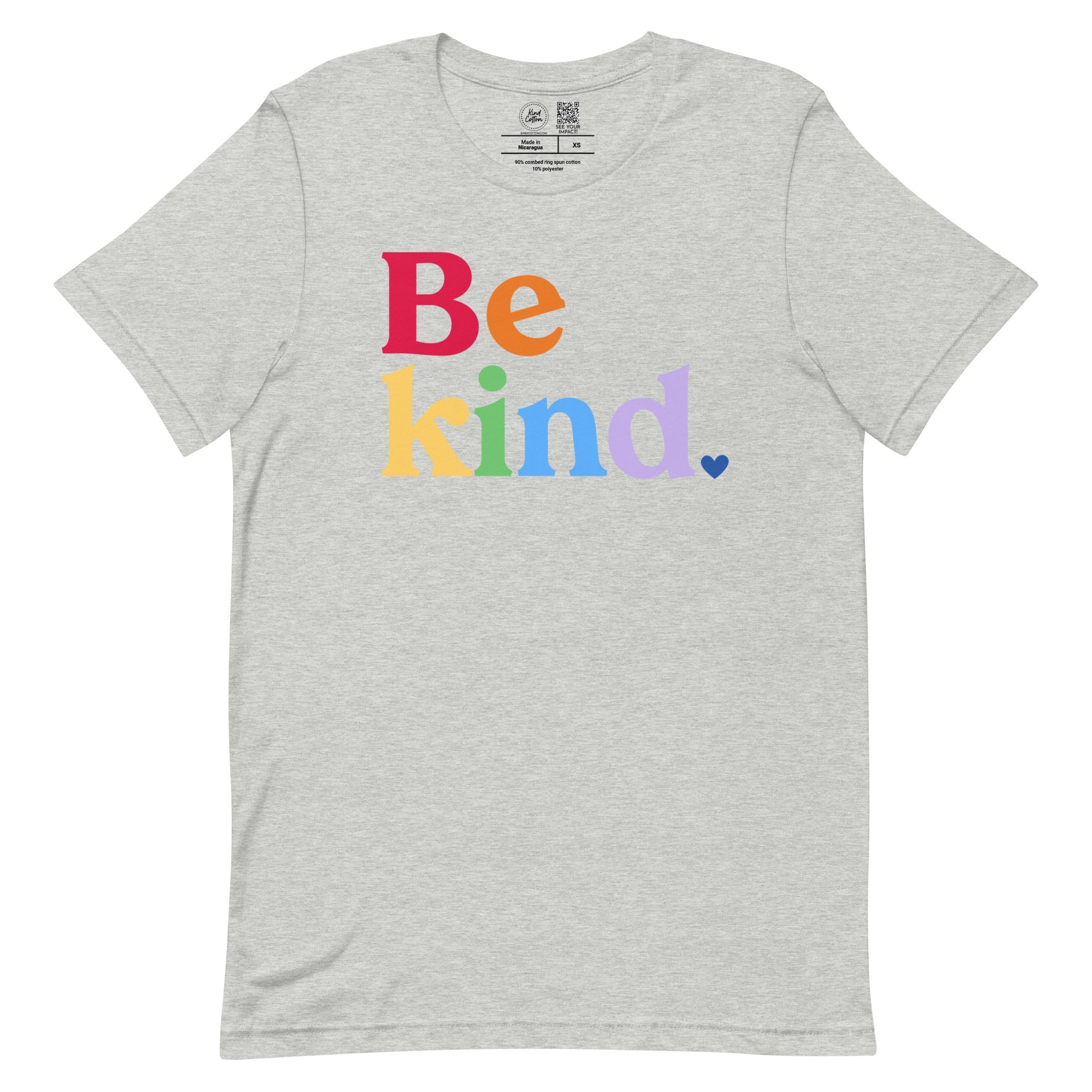 Be Kind Rainbow Classic Tee | Kind Cotton