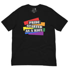 Shop Pride Started as a Riot Classic Tee-Black at Ruby Joy Boutique, a Women's Clothing Store in Pickerington, Ohio