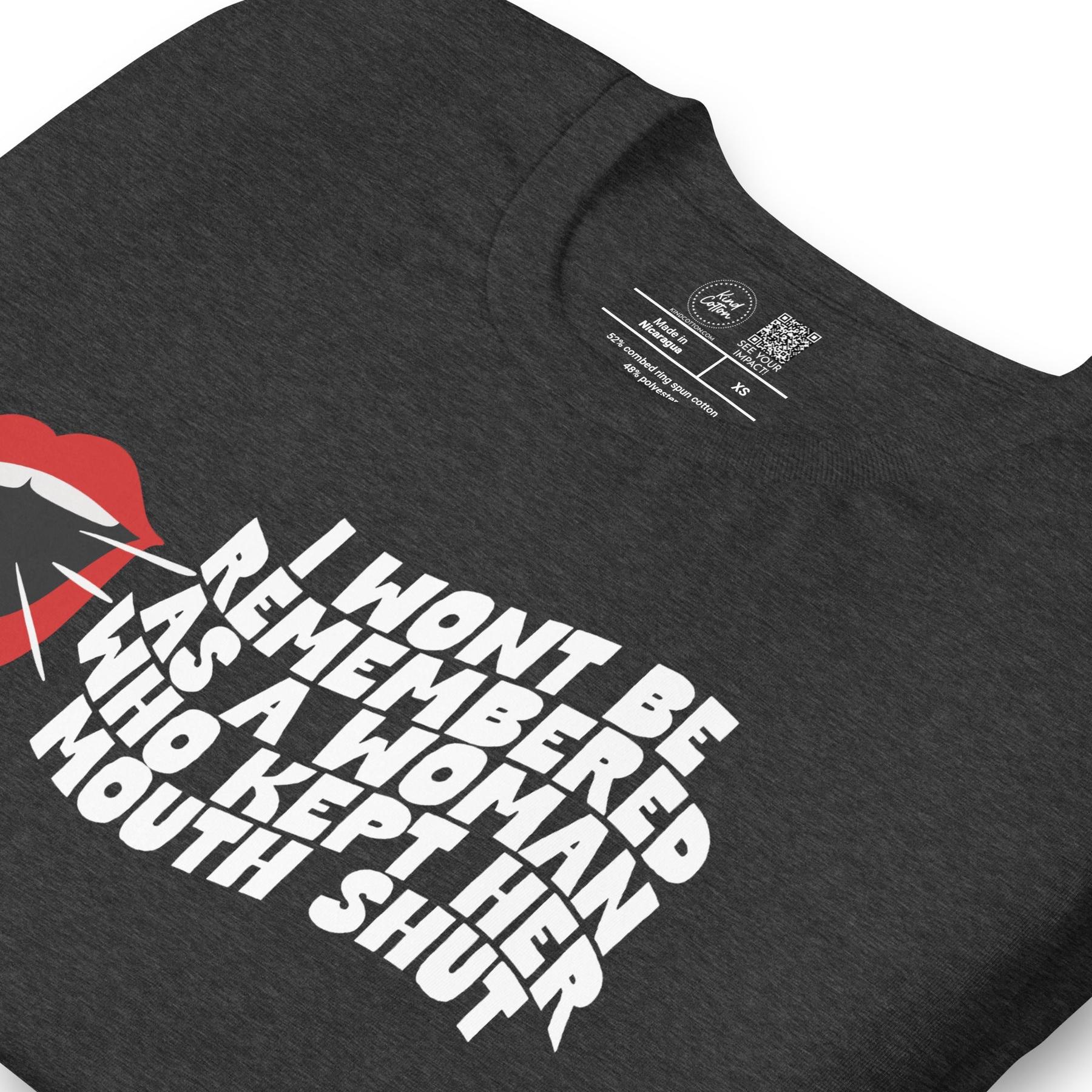 Shop Won't Be Remembered Classic Tee- at Ruby Joy Boutique, a Women's Clothing Store in Pickerington, Ohio