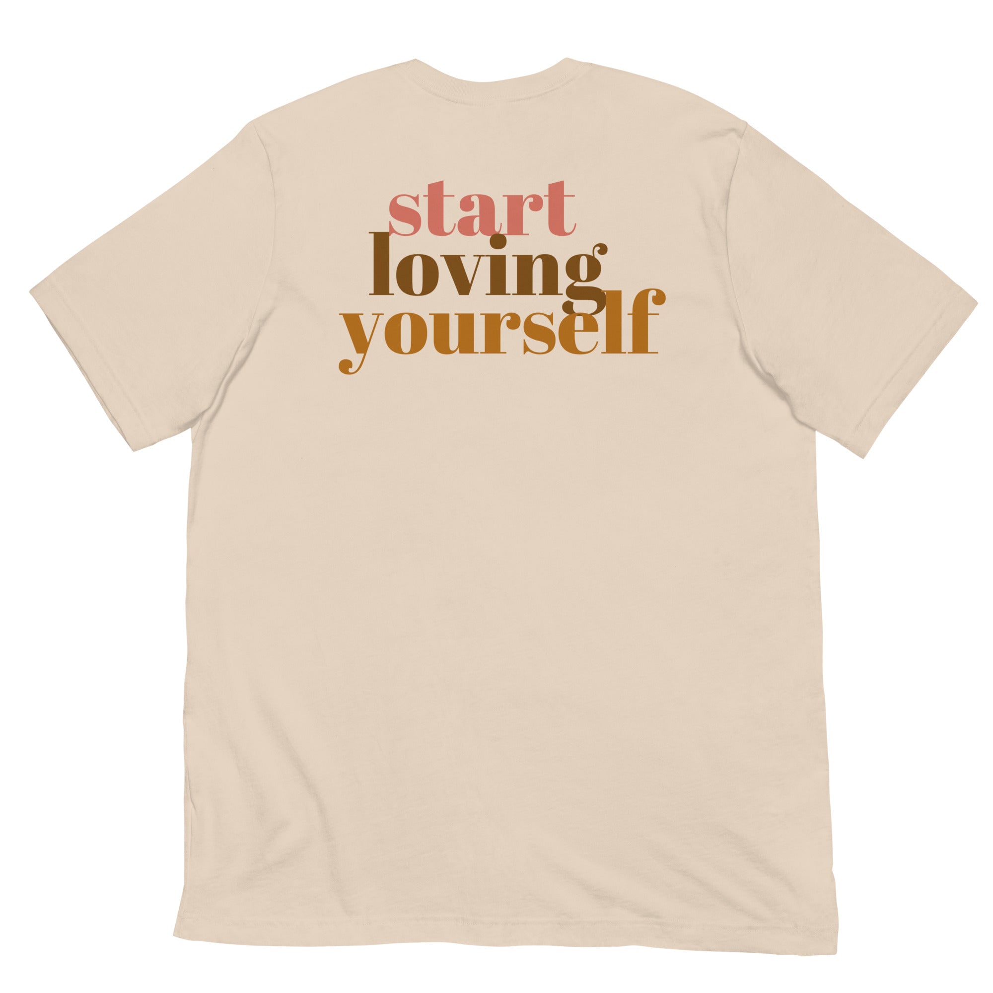 Shop Start Loving Yourself Classic Tee- at Ruby Joy Boutique, a Women's Clothing Store in Pickerington, Ohio