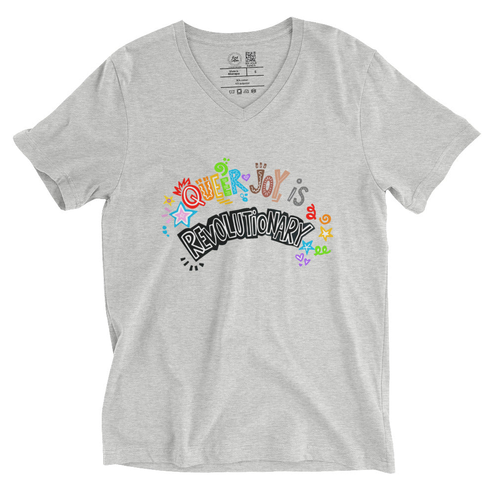 Shop Queer Joy is Revolutionary Classic Tee-Heather Grey at Ruby Joy Boutique, a Women's Clothing Store in Pickerington, Ohio