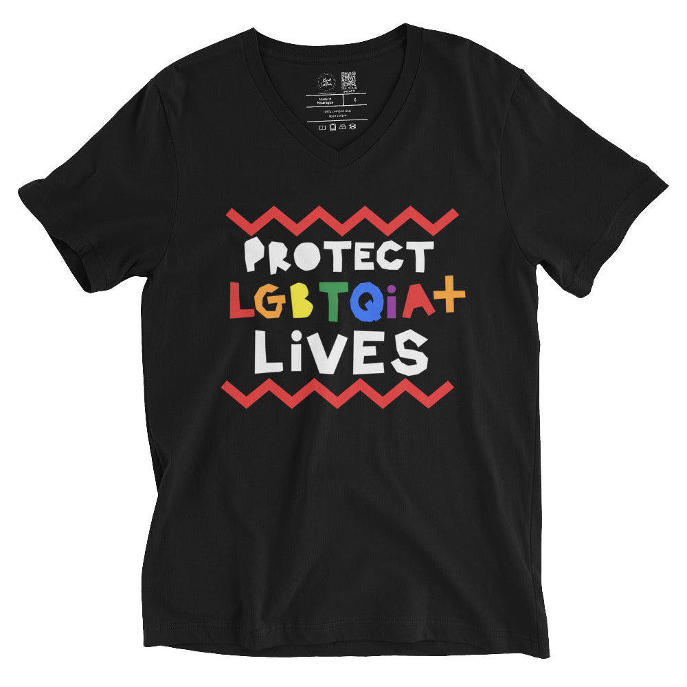 Shop Protect LGBTQIA+ Lives Classic Tee-Black at Ruby Joy Boutique, a Women's Clothing Store in Pickerington, Ohio